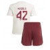 Bayern Munich Jamal Musiala #42 Replika Babykläder Tredje matchkläder barn 2023-24 Korta ärmar (+ Korta byxor)